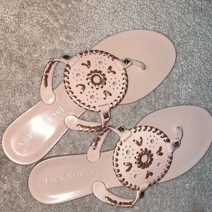 Jack Rogers georgica jelly sandals size 9 pink